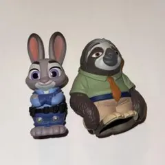ズートピア ソフビパペットマスコット ジュディ フラッシュ 2点セット