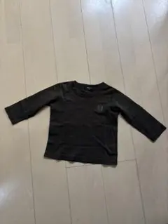 COMME CA ISM ダークブラウン 長袖カットソー 90cm