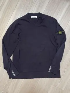 STONE ISLAND ストーンアイランド 薄手 メンズニットセーター L黒