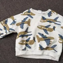 ZARA 飛行機柄 トレーナー 5-6歳　116cmのサムネイル