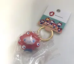 シナモン　万博 サンリオ　ミャクミャク 立体マスコットクリアキーホルダー