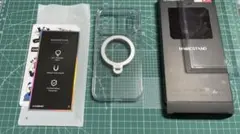CASEKOO iPhone17 Pro Max 用ケース ラメ入りクリア