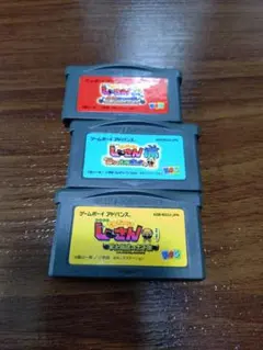 ゲームボーイアドバンスソフトのみ　絶体絶命でんぢゃらすじーさん　３本セット