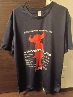 【新品】Jamiroquai ジャミロクワイ　ネイビー Tシャツ JP:XL