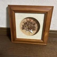 木製 額　　ドライフラワー