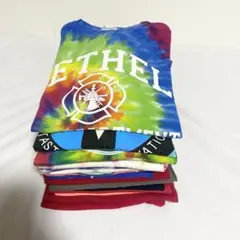 Tシャツ 21枚セットまとめ売り タイダイ柄 プリントTシャツ US古着