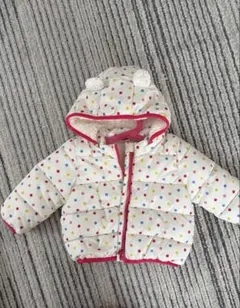 ベビー ギャップ ダウン アウター ドット柄 80サイズ