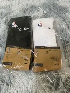 NIKE NBA クルーソックス L サイズ 白黒 2 足セット