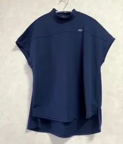 美品☆キャロウェイ ゴルフ モックネックシャツ レディース　ネイビー　M