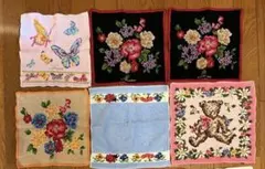 レオナール他　タオルハンカチ　6枚まとめ売り