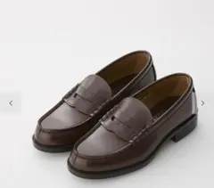 HARUTA ブラウン ローファー 22.5