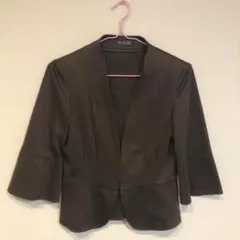 ユナイテッドアローズ♡ノーカラー　ジャケット　ブラウンのサムネイル