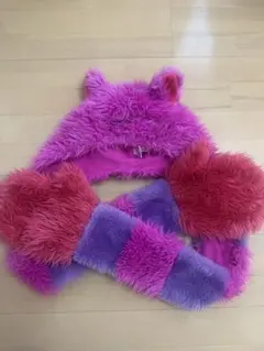 チシャ猫マフラーキャップ