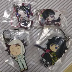 【鬼滅の刃】 ラバーストラップ 4種セット