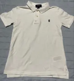 美品　Polo Ralph Lauren ポロシャツ サイズ5 115cm 白