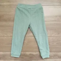 apres les cours グリーン　くすみカラー　パンツ　ズボン　冬