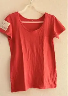 OLD BETTY'S 赤色 Tシャツ free 綿100%