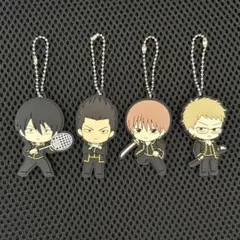 銀魂　真選組　カプセルラバーマスコット　4個セット