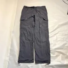 90s ユニクロ　オールド　UNIQLO ナイロンカーゴパンツ ブラック M