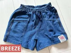 BREEZE デニムブルー ショートパンツ 90cm