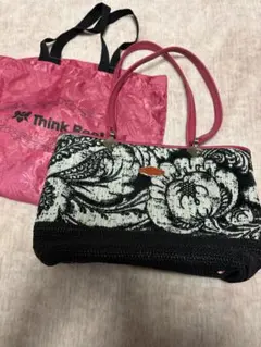 ほぼ未使用Think Bee!シンクビートートバッグ