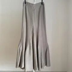 GALLARDAGALANTE フレアロングスカート ベージュ 上品 美品のサムネイル