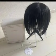 アクアドール　ヘアピース　ブラック　人毛MIXのサムネイル