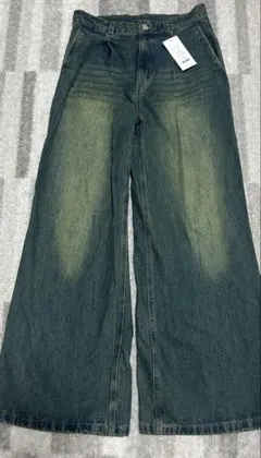 【MONO-MART】ヴィンテージメイクタックフレアデニムパンツ