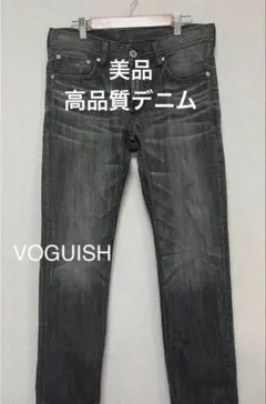 VOGUISH ブラック・ストレートデニムのサムネイル