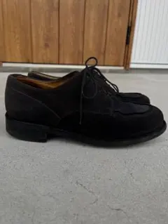 パラブーツ シャンボード スエード 6.5 ネイビー パラブーツ CHAMBORD(シャンボード)Uチップ ネイビー スエード