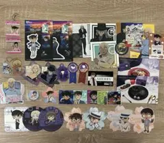 名探偵コナン グッズセット アクリルキーホルダー ステッカー 特典 コナンカフェ