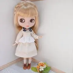 アイシードール ブライス バタフライカラー ナチュラル ワンピース