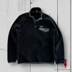 パタゴニア シンチラ スナップT 黒 M フリース#685