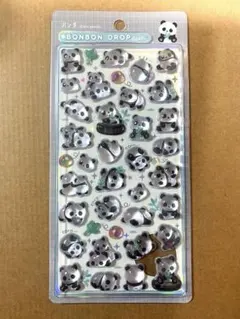 ボンボンドロップシール パンダ
