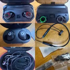 ワイヤレス&ゲーミングイヤホン 5個set