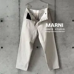 MARNI　イタリア製　コットンストレートパンツのサムネイル