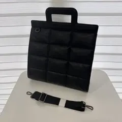 ZARAキルティング加工ショッパーバッグ