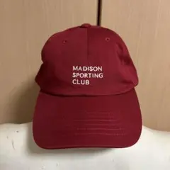 MADISON SPORTING CLUB 赤 キャップ