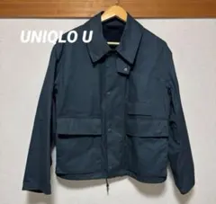 UNIQLO U ユーティリティショートブルゾン　ブルーMサイズ