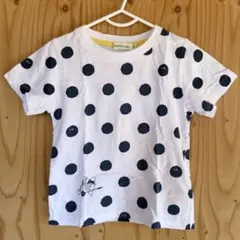 BEAMS MINI ドット柄 Tシャツ 100cm