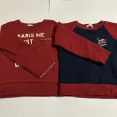 Noeil aime BeBe スウェット2点 120cm