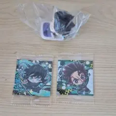 【鬼滅の刃】不死川玄弥 フィギュア ＆ シール 無一郎 炭治郎 セット まとめ売