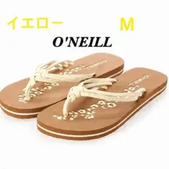 【新品・タグ付】O'NEILL オニール レディース ビーチサンダル Mイエローのサムネイル