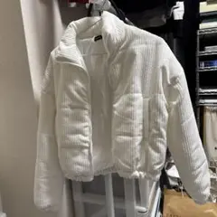 SHEIN ホワイト キルティング ジャケット S