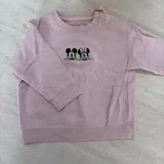 UNIQLO ベビー　ディズニー　刺繍 スウェットトレーナー　　90