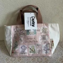 ダッフィー&フレンズ　ウェア.スマイルズ.グロウ　ミニトートバッグ