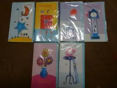 誕生日祝いレターカード　６枚