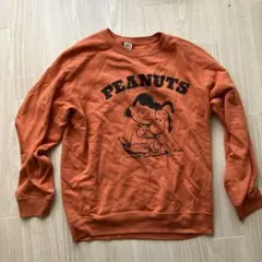 PEANUTS オレンジ トレーナー Mサイズのサムネイル