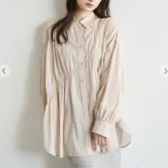 COCODEAL ココディール シャーリングシャツブラウス 2024 フリルのサムネイル