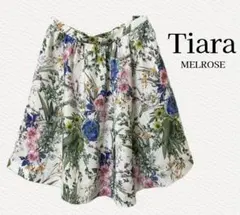 Tiara ティアラ　サイズ4 ボタニカルフラワー　スカート　MELROSEのサムネイル